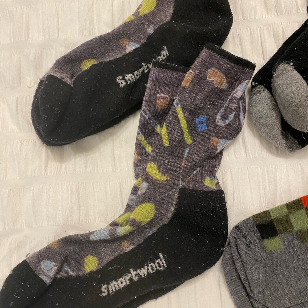 Smartwool Men's Multicolor Socks Set size 9 - Picture 2 of 4